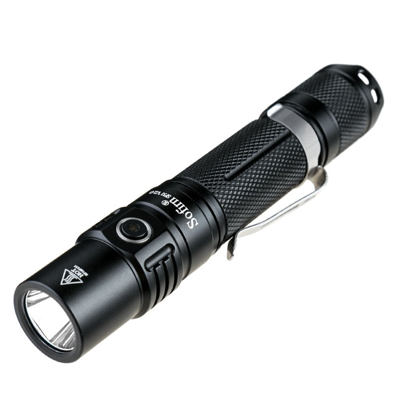 Sofirn SP31 V2.0 Powerful Tactical LED Flashlight 18650  XPL HI 1200lm Torch Light Lamp with Dual Switch Power Indicator ATR