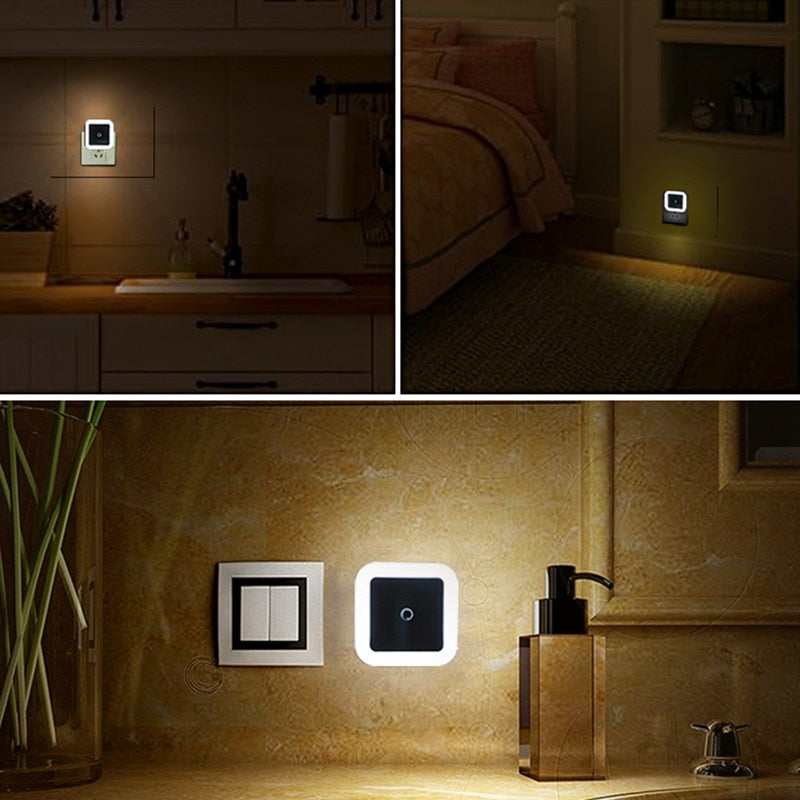 Lighting Mini EU US Plug Nightlights Lamp For Children Room Bedroom Decoration Lights Lighting