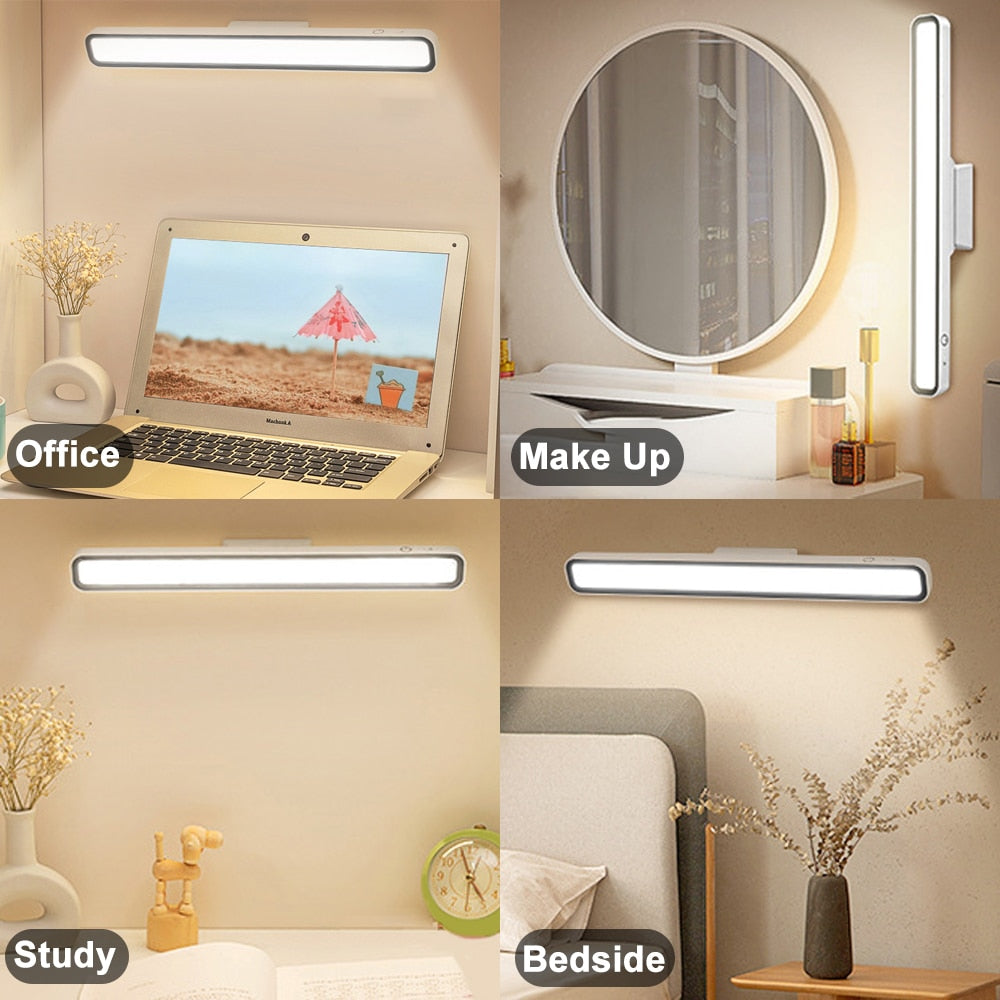 Light Stepless Dimming Table Lamp Hanging Magnetic Bedroom Night Lamp Reading Table Lamps